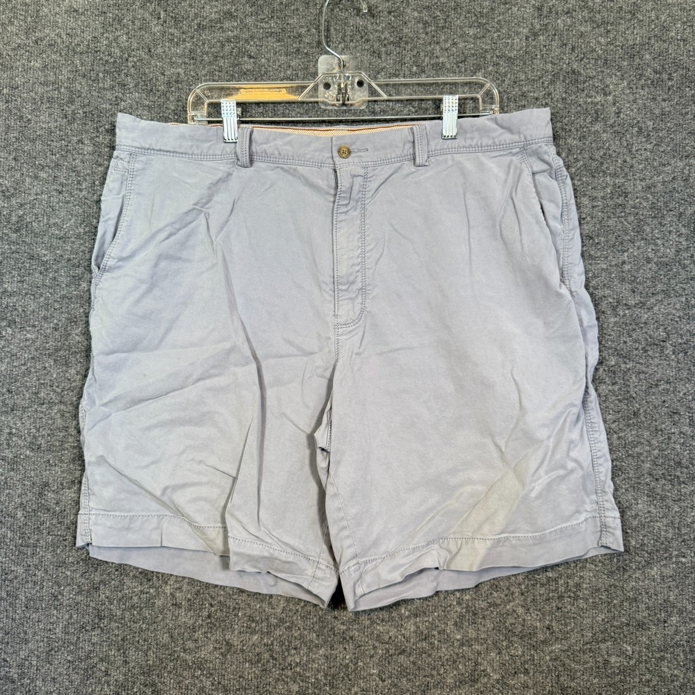 Tommy Bahama Shorts Mens 40 Blue Gray Relax Tencel Lyocell Casual Relax FLAW